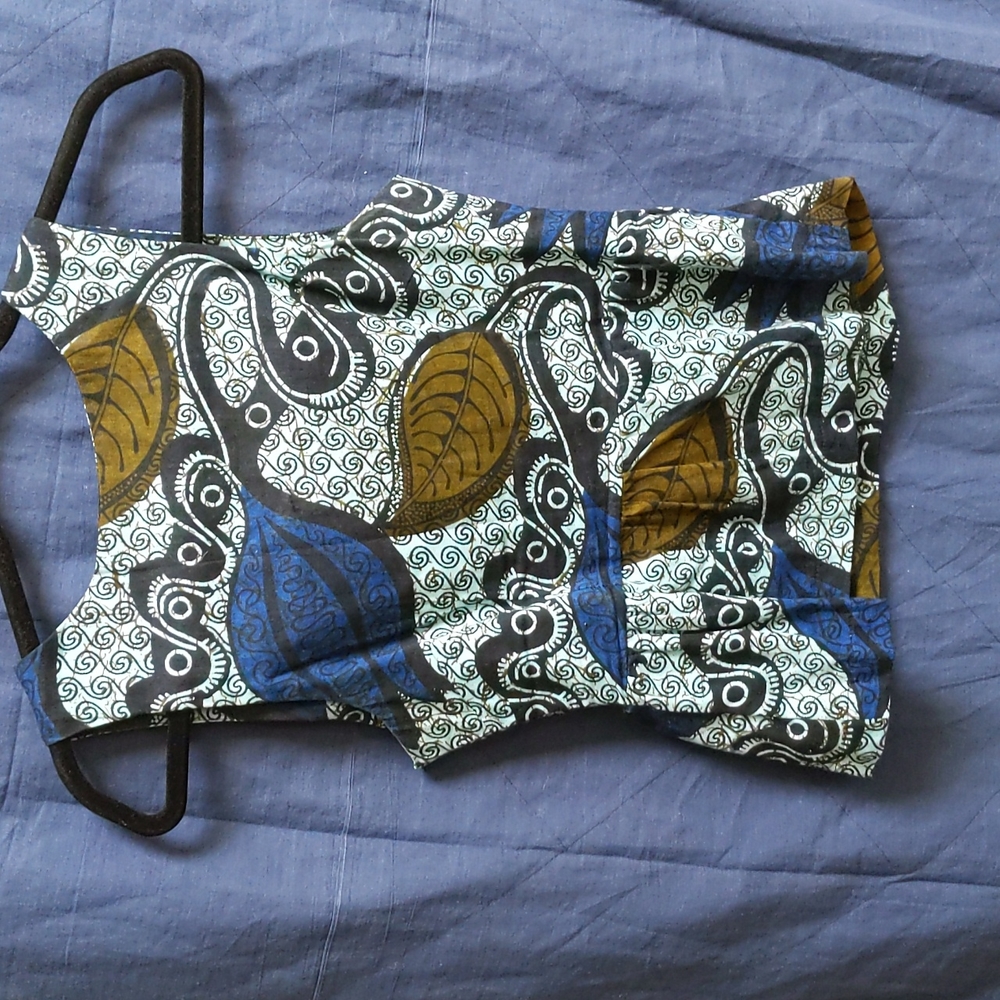 African Print HANDMADE Peplum Top